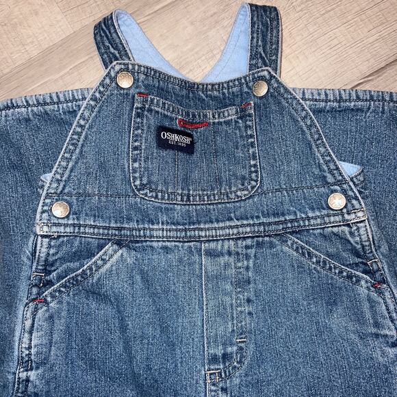 Osh Kosh Fleece Lined denim overalls with penguins /winter toddler sz 18 months - Picture 5 of 6